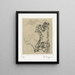 Handstand by Yo Sugano — framed art print on a wall