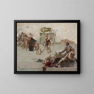 Zdzisaw Jasiski - Allegory of the hunt.webp