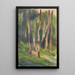 Bosquet de bouleaux - Zolo Palugyay — framed artwork on a wall