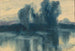 Humeur bleue sur un lac - Zolo Palugyay — weergave van het kunstwerk