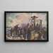 Golgotha - Zolo Palugyay — ingelijst kunstwerk aan de muur