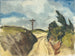 Route Hlbok - Zolo Palugyay — weergave van het kunstwerk