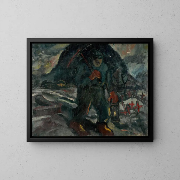 Mineur - Zolo Palugyay — ingelijst kunstwerk aan de muur