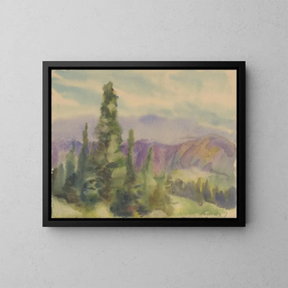 Zolo Palugyay - Motif from Liptov Mountains.webp