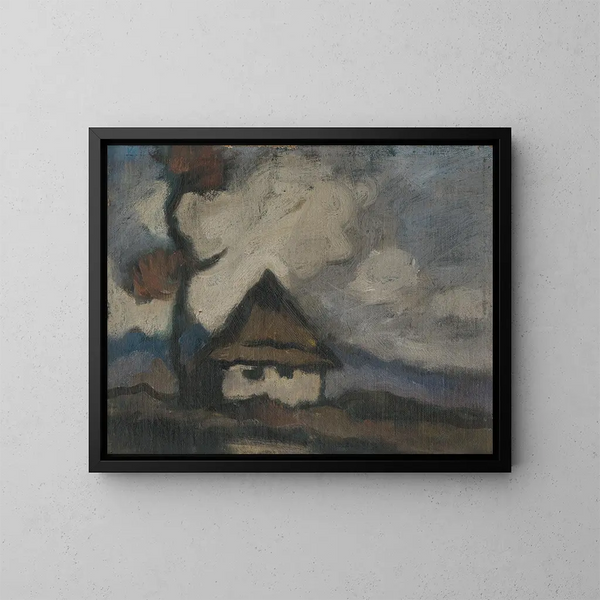 Eenzaamheid - Zolo Palugyay — ingelijst kunstwerk aan de muur