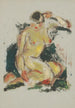 a seated woman - Zolo Palugyay — artwork view