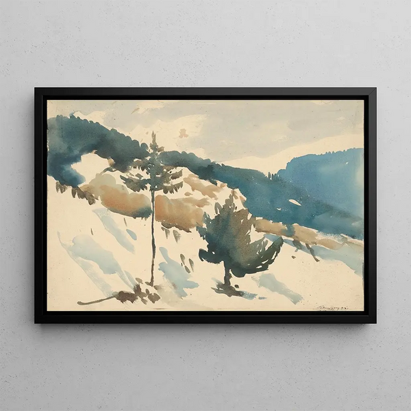 Zolo Palugyay - Snowy Plain in the Mountains.webp