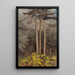 Épicéas - Zolo Palugyay — framed artwork on a wall