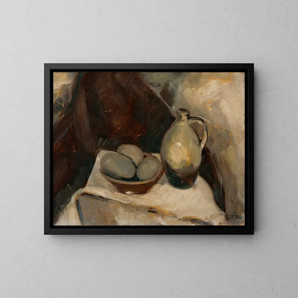 Natuurstilleven schilderij - Zolo Palugyay — ingelijst kunstwerk aan de muur