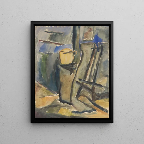 Zolo Palugyay - Still Life with Yellow Vessel.webp