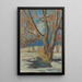 Study of a bare tree in winter - Zolo Palugyay — framed artwork on a wall