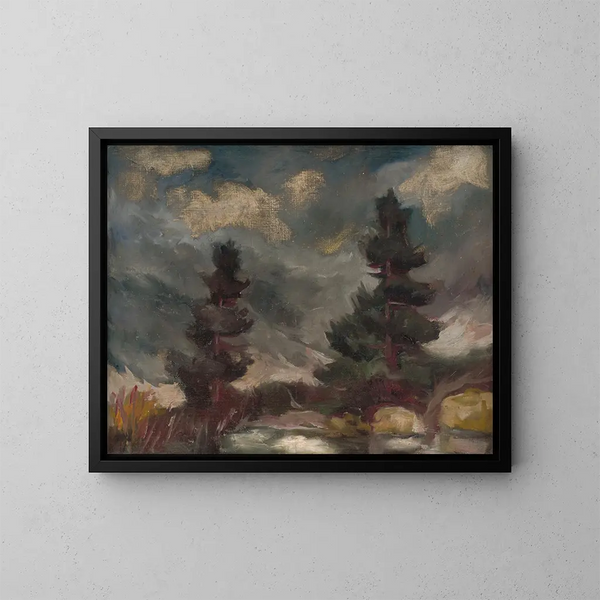 Landschap van de Tatras - Zolo Palugyay — ingelijst kunstwerk aan de muur
