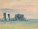 Bomen in de weide - Zolo Palugyay — weergave van het kunstwerk
