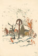Village Cemetery in Winter - Zolo Palugyay — artwork view