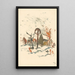 Village Cemetery in Winter - Zolo Palugyay — framed artwork on a wall