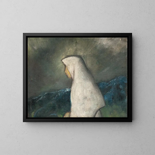 Zolo Palugyay - Woman in a White Shawl.webp
