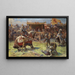 Tournoi de chevaliers - Zygmunt Ajdukiewicz — ingelijst kunstwerk aan de muur