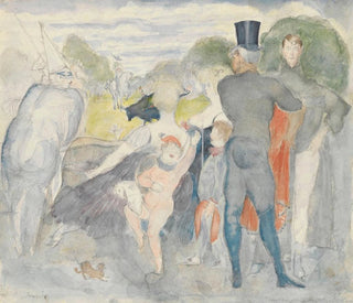 Zygmunt Waliszewski - Booth I with a selfportrait.webp