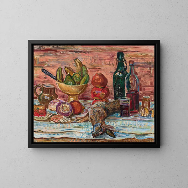 eiland van de liefde - Zygmunt Waliszewski — ingelijst kunstwerk aan de muur