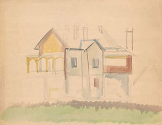 Zygmunt Waliszewski - Sketch of buildings.webp
