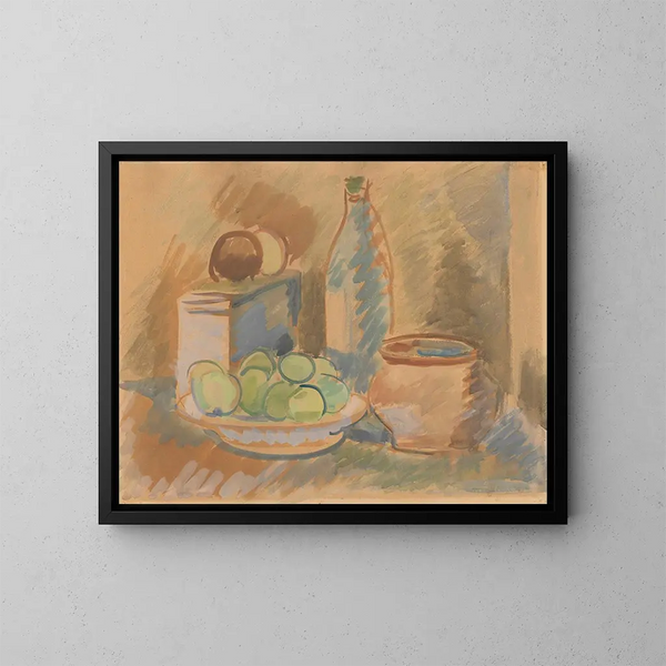 Natuurstudie - Zygmunt Waliszewski — ingelijst kunstwerk aan de muur