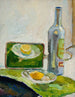 Natuurstudie met fles - Zygmunt Waliszewski — weergave van het kunstwerk