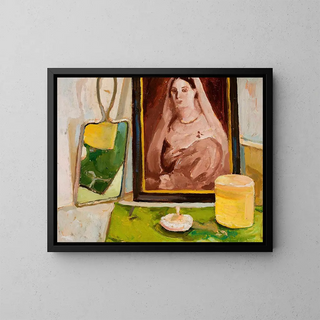 Zygmunt Waliszewski - Still life with a portrait.webp