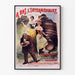 Originele vintage poster A Bas L'Intermédiaire Gustave Fabre