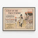 Vintage Napoleon Poster - A Boy of the First Empire — framed artwork on a wall