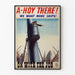 Vintage Marine Poster 'A-Hoy There' Industriële Muurdecoratie