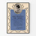 Vintage poster: Queen Elizabeth's message to British nurses