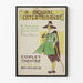 Vintage Amerikaanse theaterposter - A Moral Entertainment