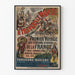 Vintage Poster « Door de Wereld » Panorama op Glas