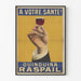 Vintage Poster Quinquina Raspail To Your Health