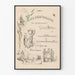 Vintage poster for wedding announcement Amsterdam 1890