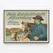 Vintage Poster for the Agricultural Exhibition Aargau Aarau 1911 — framed artwork on a wall