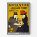 Vintage Poster Absinthe Extra-Supérieure J. Édouard Pernot