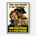Vintage poster Koop de Overwinningsobligaties