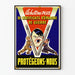 Vintage propagandaposter Achetons Plus de Certificats d'Épargne de Guerre