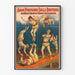 Vintage Circus Poster Adam Forepaugh and Sells Brothers