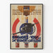 Wervingsposter 24e artillerieregiment - vintage wanddecoratie