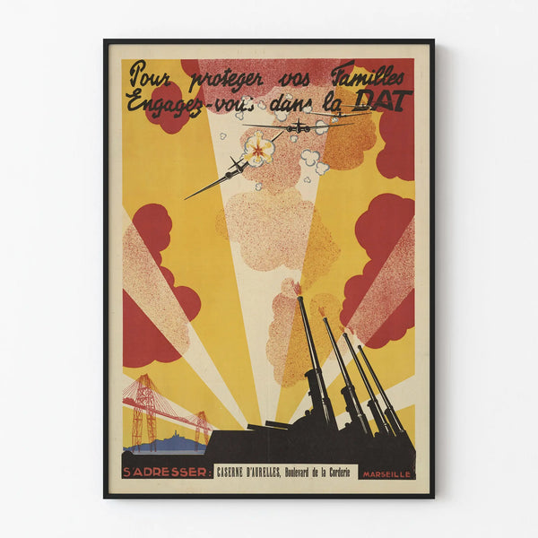 affiche-de-recrutement-de-larmee-de-vichy-engagez-vous-dans-la-dat-defense-aerienne-du-territoire