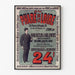 Vintage advertisement Au Phare de la Loire, clothing, poster in a thin frame on a light wall.