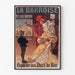Vintage La Barroise advertisement, shown in a slim frame on a light wall.