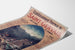Vintageposter Saint-Gervais, kuuroord, gepresenteerd op een gebogen vel, perspectivisch gezien.