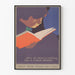 Vintage poster reading 'After all - there is nothing like a good book!'