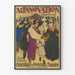 Vintage poster voor de opening van de nieuwe winkels in Lausanne