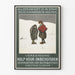 Vintage awareness poster for aid to homeless children