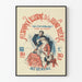 Vintage Poster of the Illustrated Almanac of the Young Mother by Dr. Brochard 1878