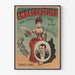 Vintage poster Ambassadeurs Champs-Élysées Red and Green